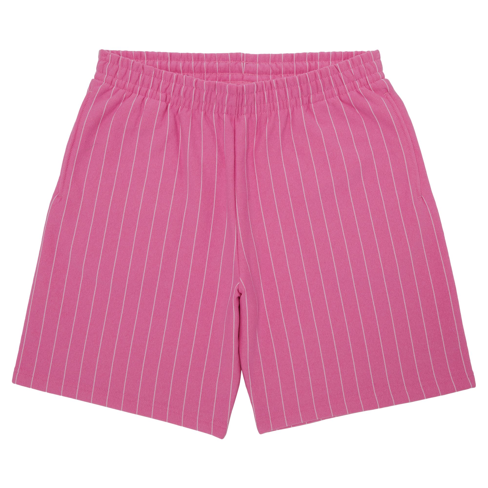 Supreme Pinstripe Sweatshort 'Pink' | Men's Size L
