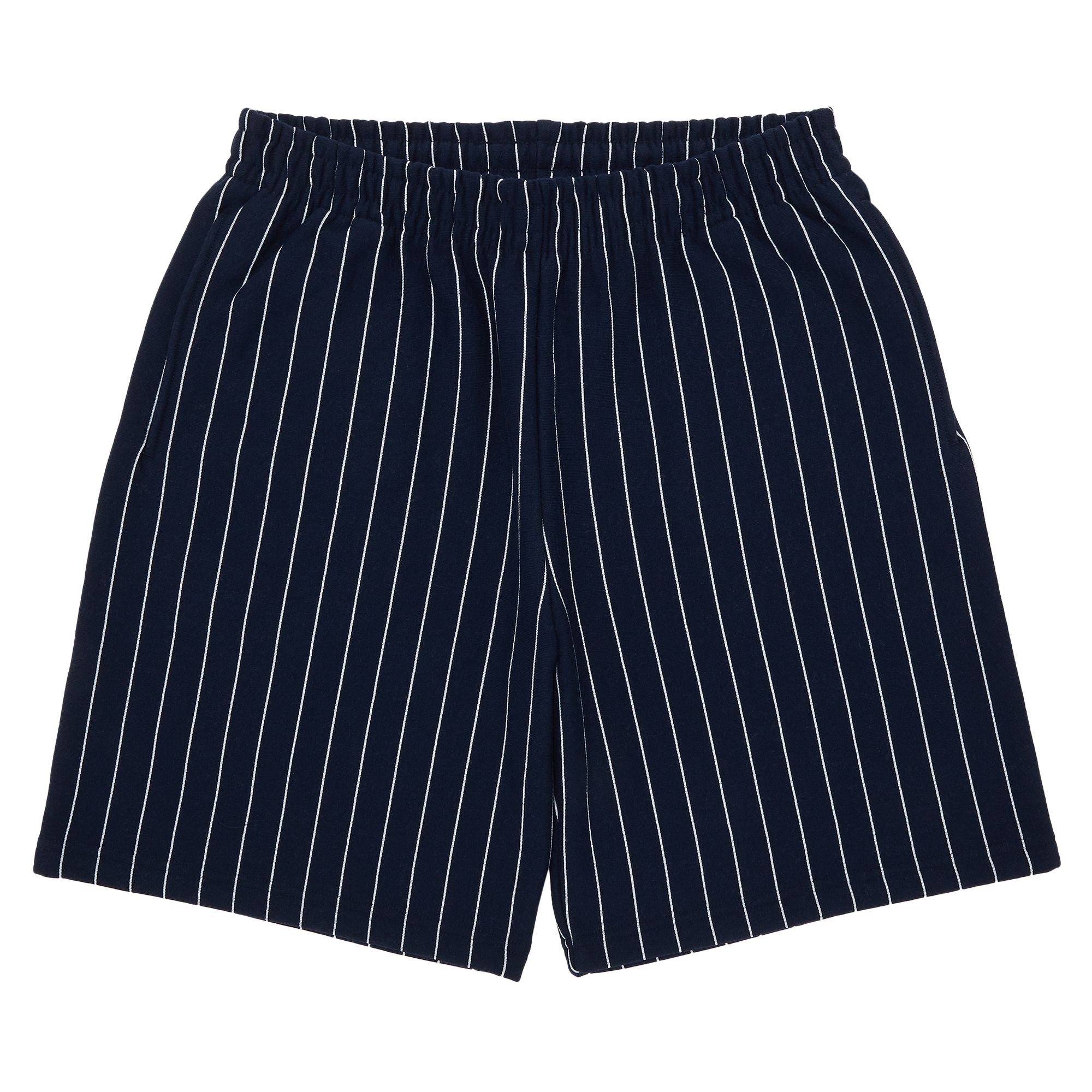 SUPREME SUPREME PINSTRIPE SWEATSHORT 'NAVY'