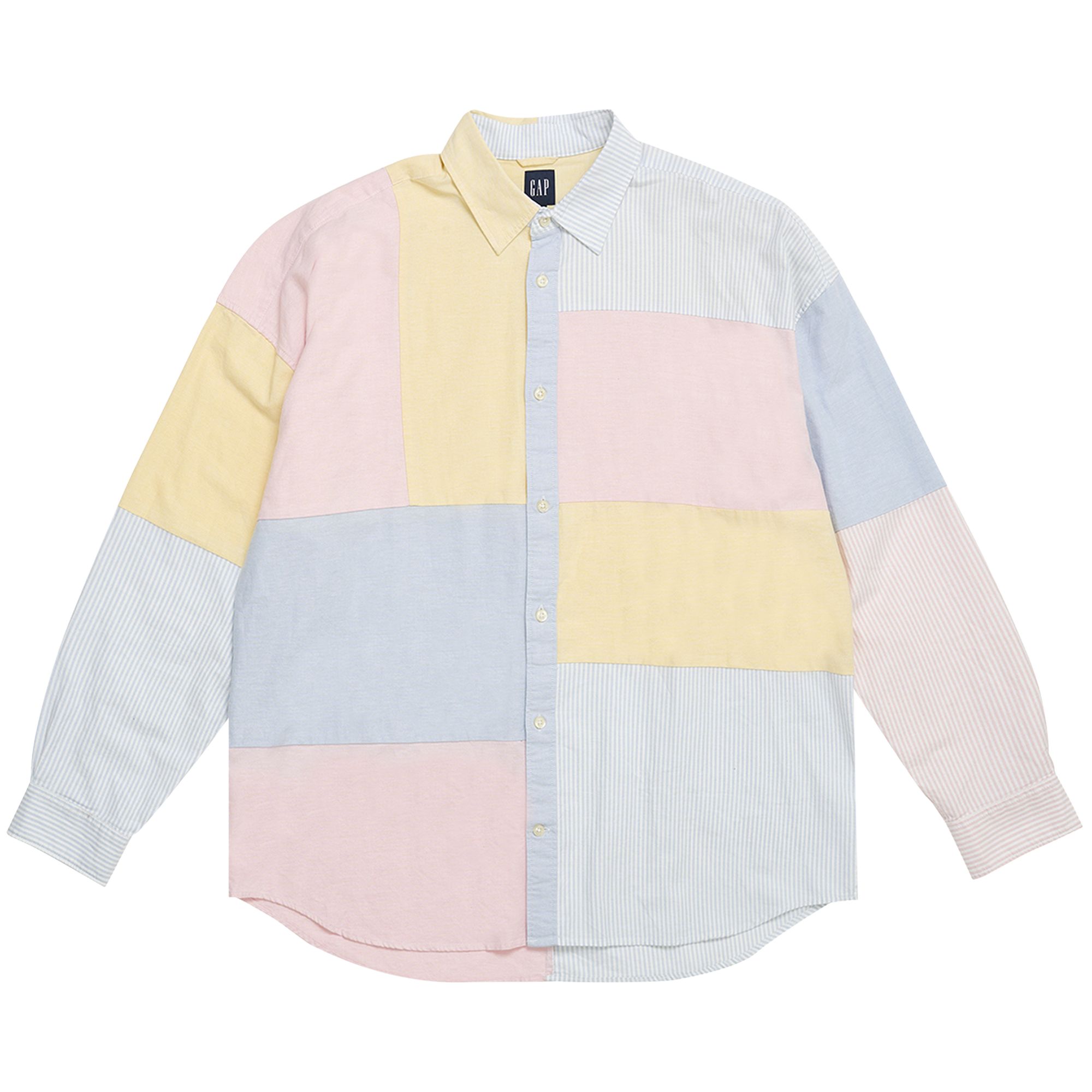 Palace x Gap Oxford Drop Shoulder 'Multicolor' | Multi-Color | Men's Size L