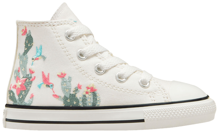 Converse Chuck Taylor All Star High TD Succulent Embroidery