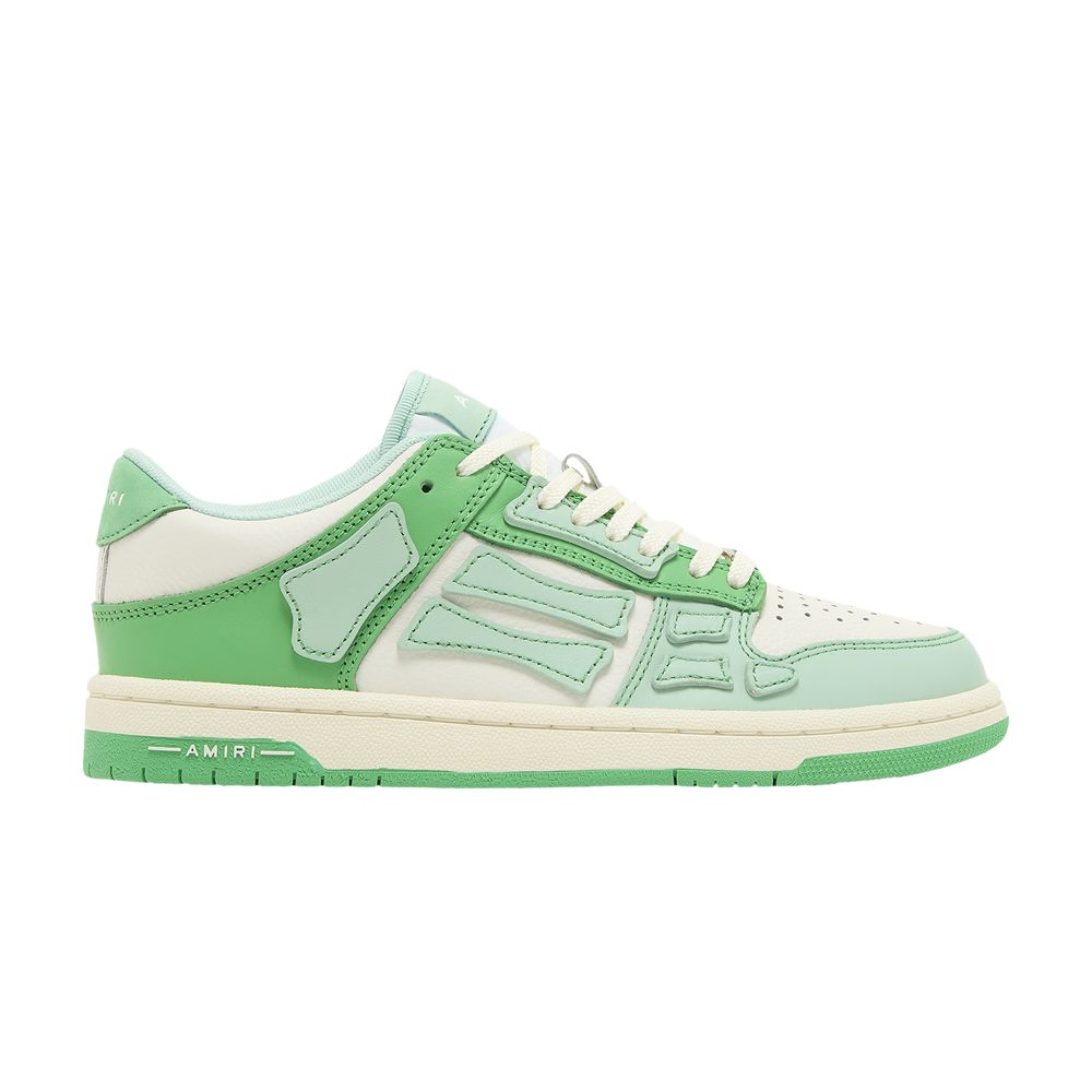 Pre-owned Amiri Wmns Skel Top Low 'green Cream' | Women's Size 36