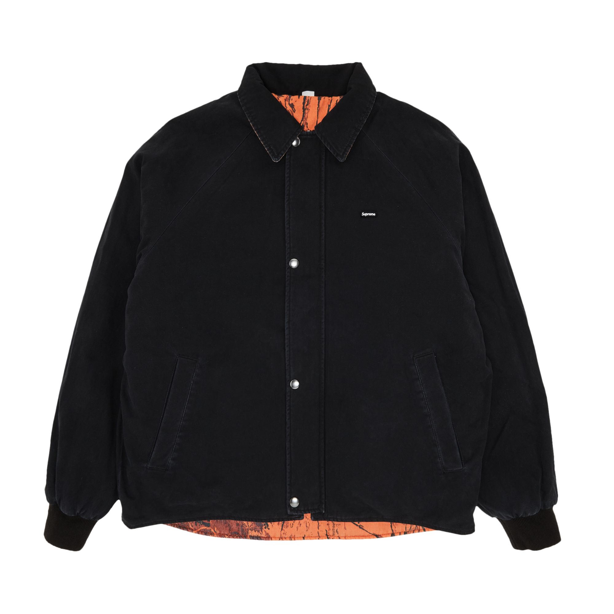 Supreme x RealTree Reversible Quilted Work Jacket 'Black' | Men's Size XL