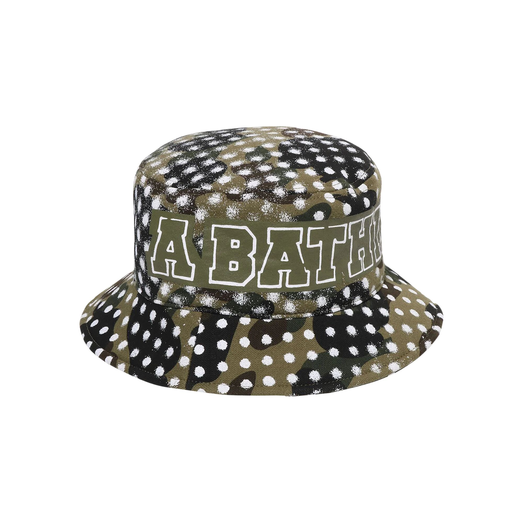 Pre-owned Bape X Joshua Vibes Bucket Hat 'green'