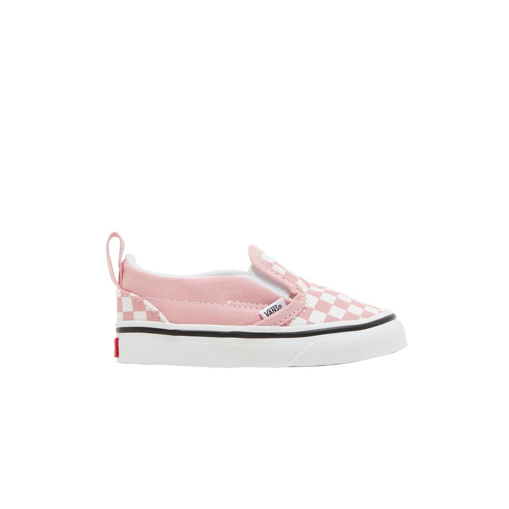 Pre-owned Vans Slip-on Velcro Toddler 'powder Pink Checkerboard' | Infant Size 7.5
