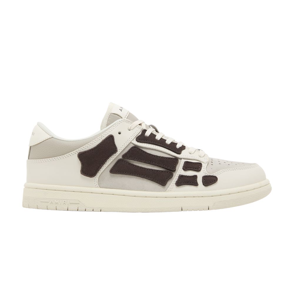 Amiri Amiri Skel Top Low 'White Brown' | Men's Size 46