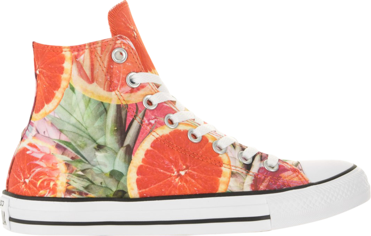 Chuck Taylor All Star High Grapefruit Print