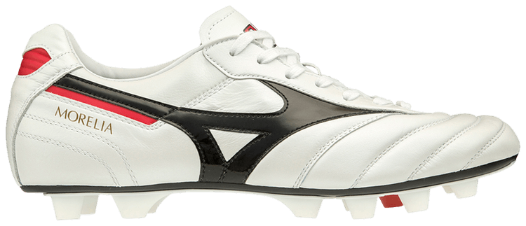 Mizuno Morelia 2 Made in Japan Pearl Black Red