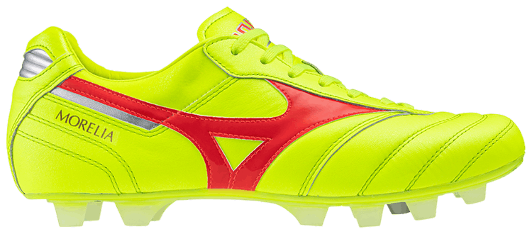 Mizuno Morelia 2 Made in Japan Safety Yellow Fiery Coral