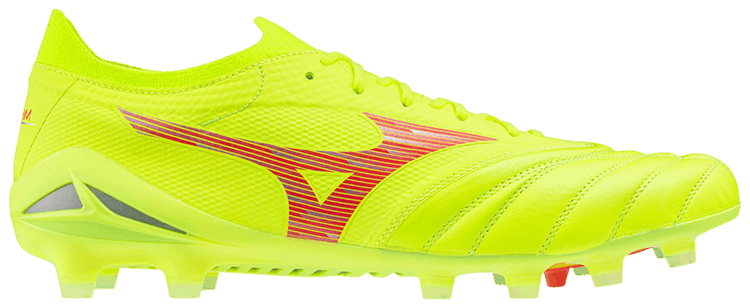 Mizuno Morelia Neo 4 Beta Elite Safety Yellow Fiery Coral