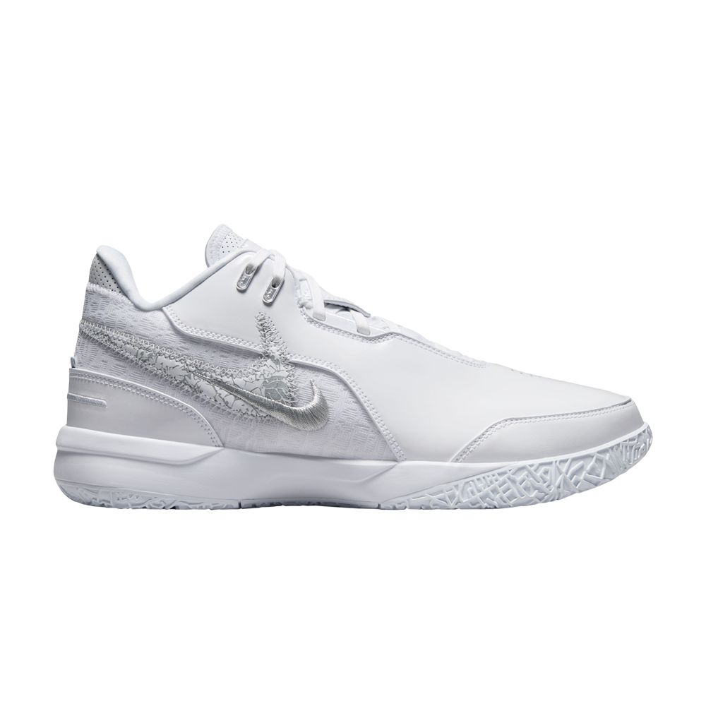 NIKE ZOOM LEBRON NXXT GEN AMPD 'WHITE METALLIC SILVER'