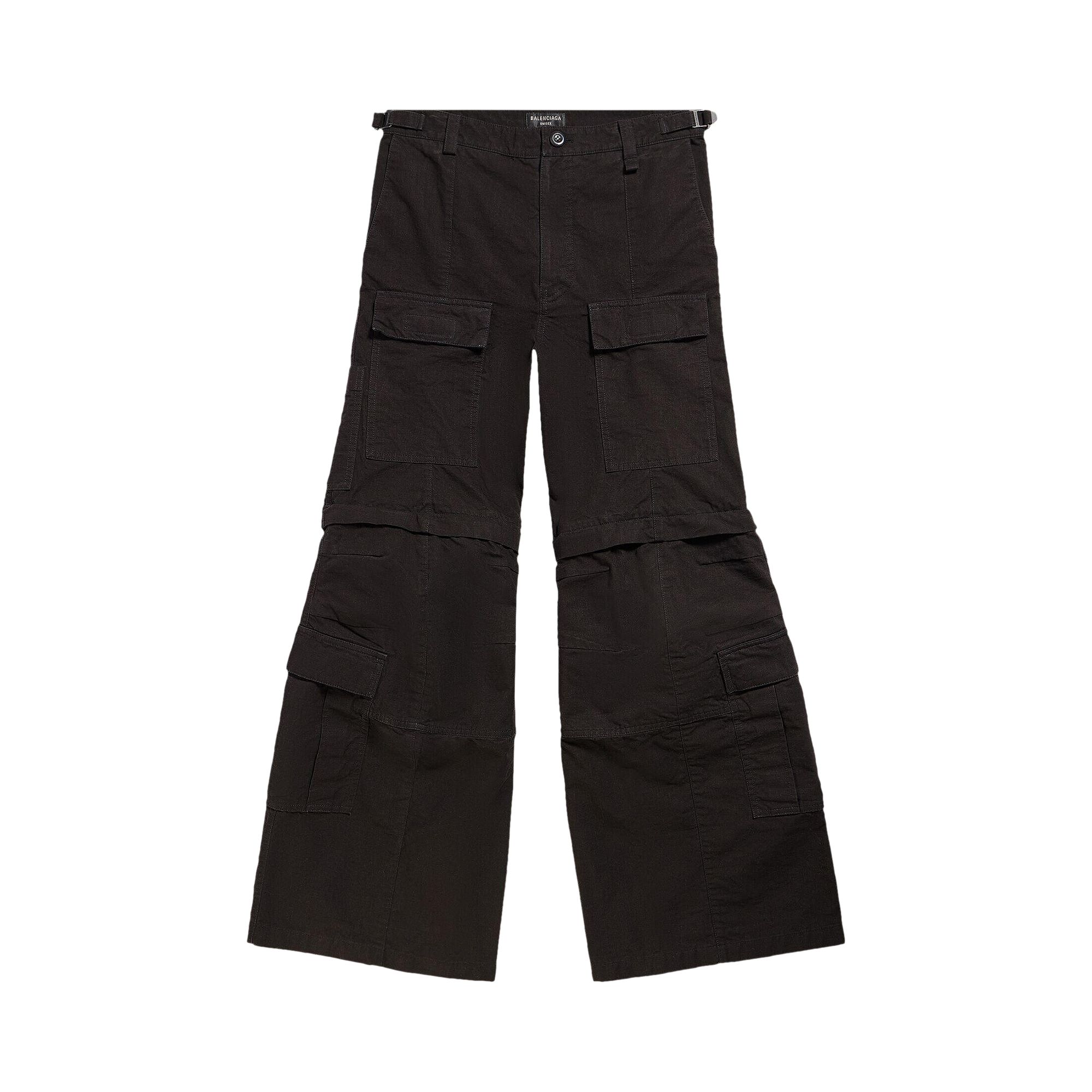 BALENCIAGA BALENCIAGA FLARED CARGO PANTS 'BLACK'