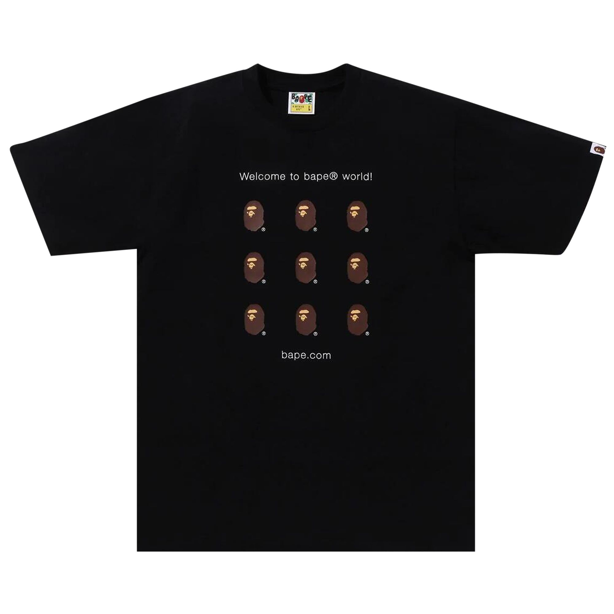 BAPE BAPE .COM TEE 'BLACK'