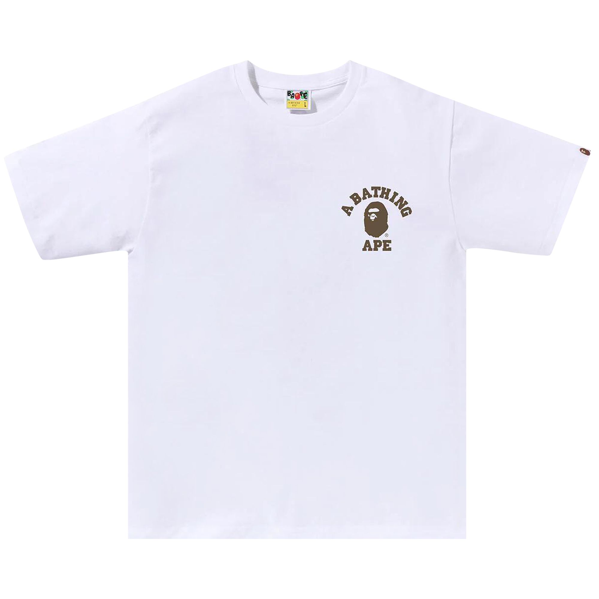 BAPE BAPE LIQUID CAMO COLLEGE ATS TEE 'WHITE'