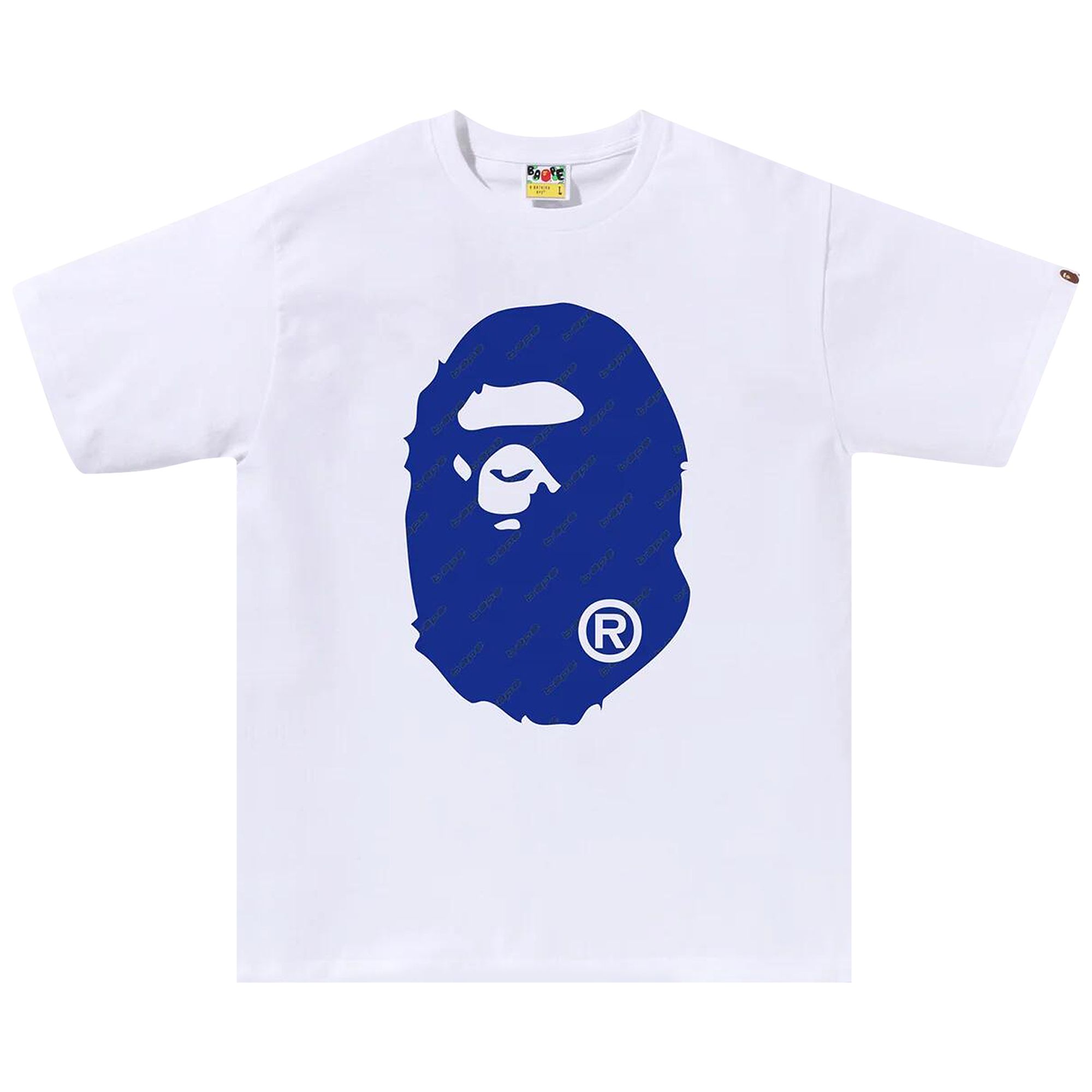 BAPE Hexagram Big Ape Head Tee 'White' | Men's Size L