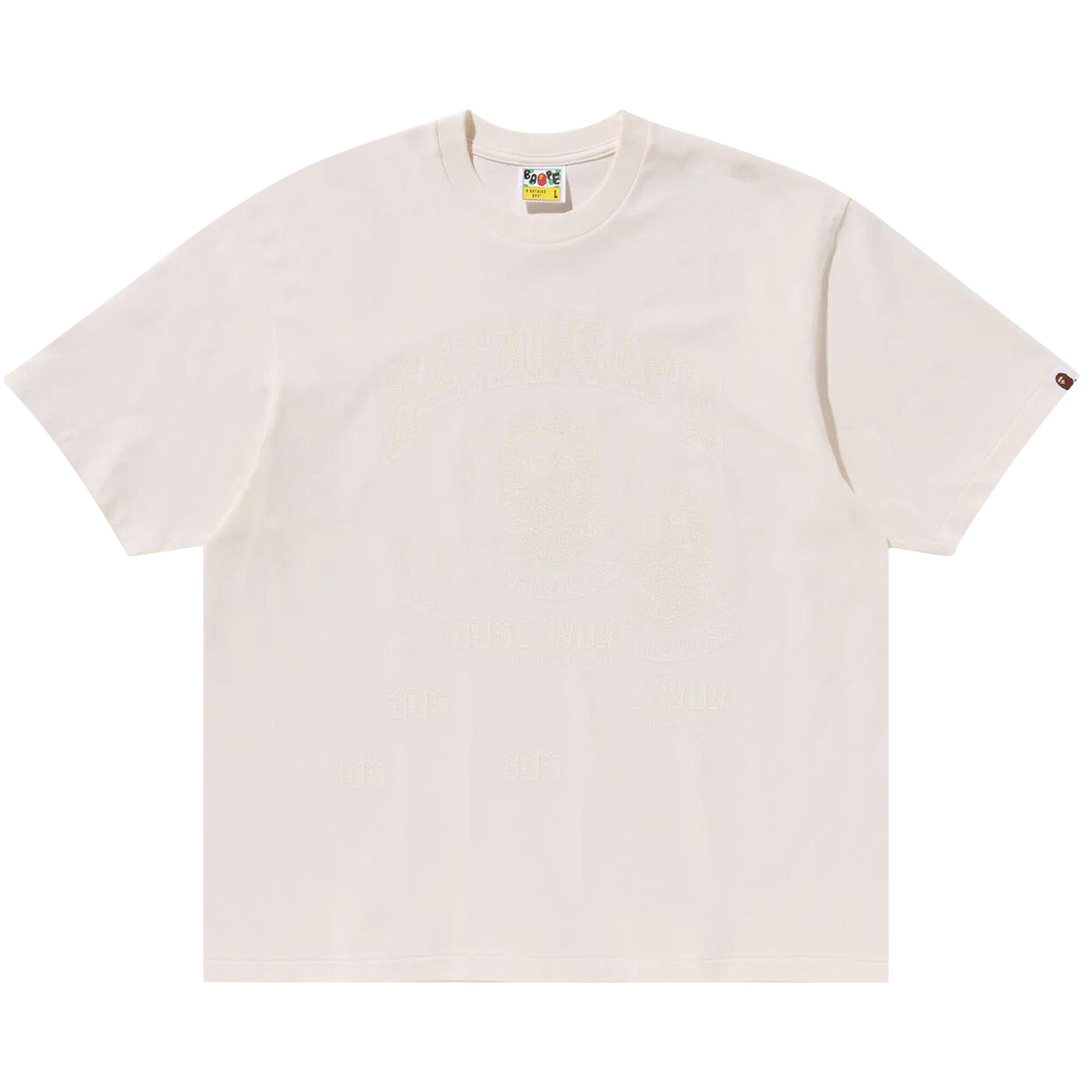 BAPE BAPE BATHING APE RELAXED FIT TEE 'IVORY'