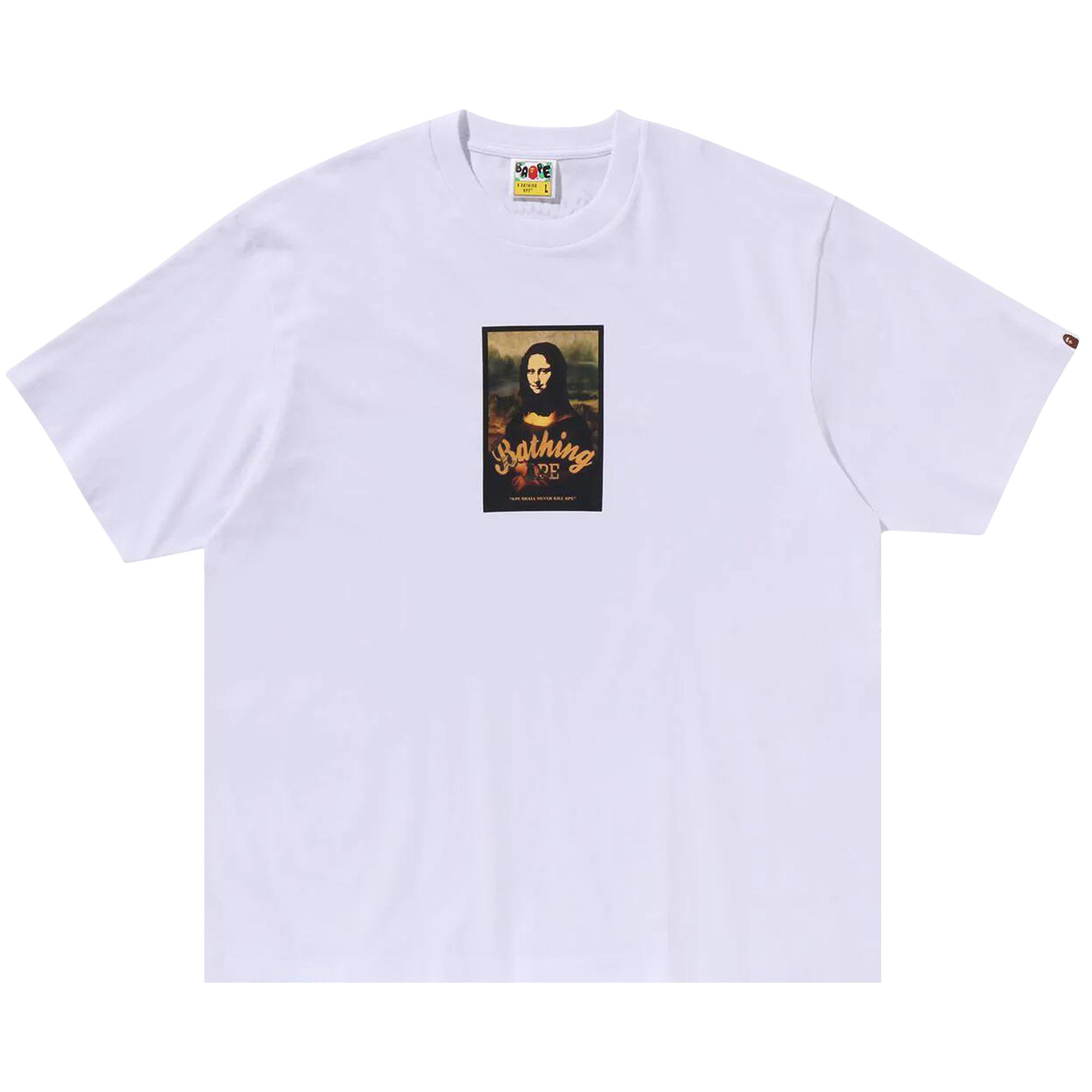 BAPE Art Print Relaxed Fit Tee 'White' | Men's Size XL