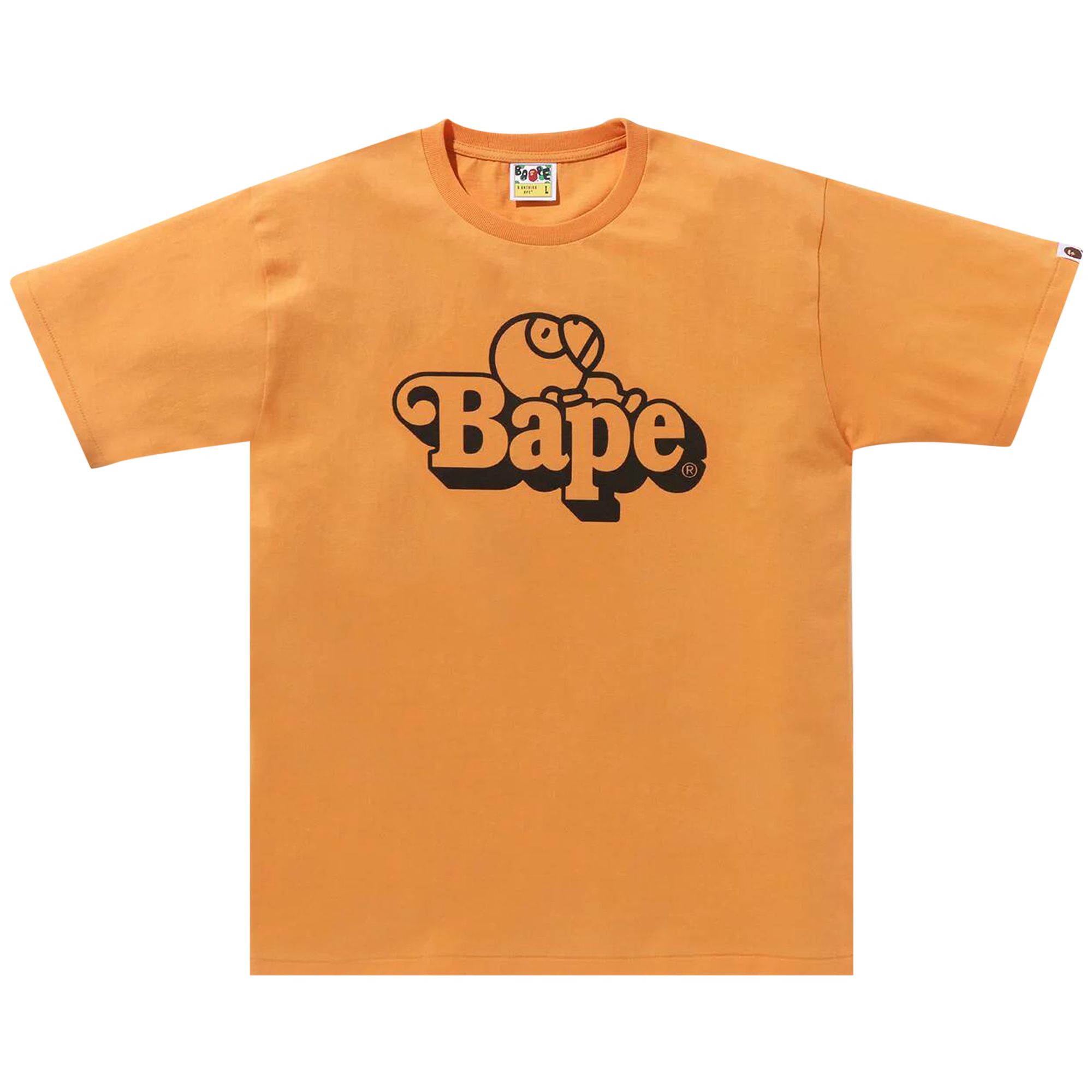 Pre-owned Bape Milo On Tee 'orange' | Men's Size Xxl