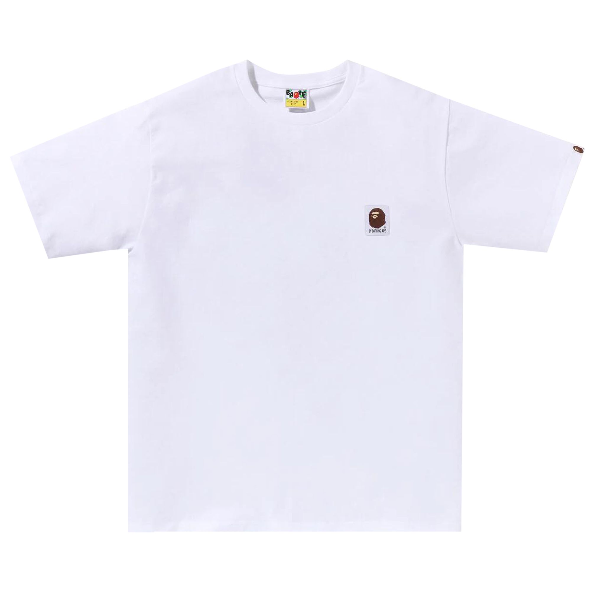 BAPE BAPE APE HEAD LABEL TEE 'WHITE'