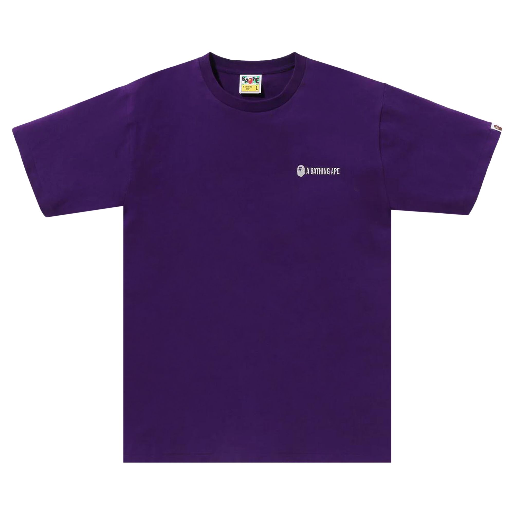 BAPE BAPE SMALL LOGO TEE 'PURPLE'