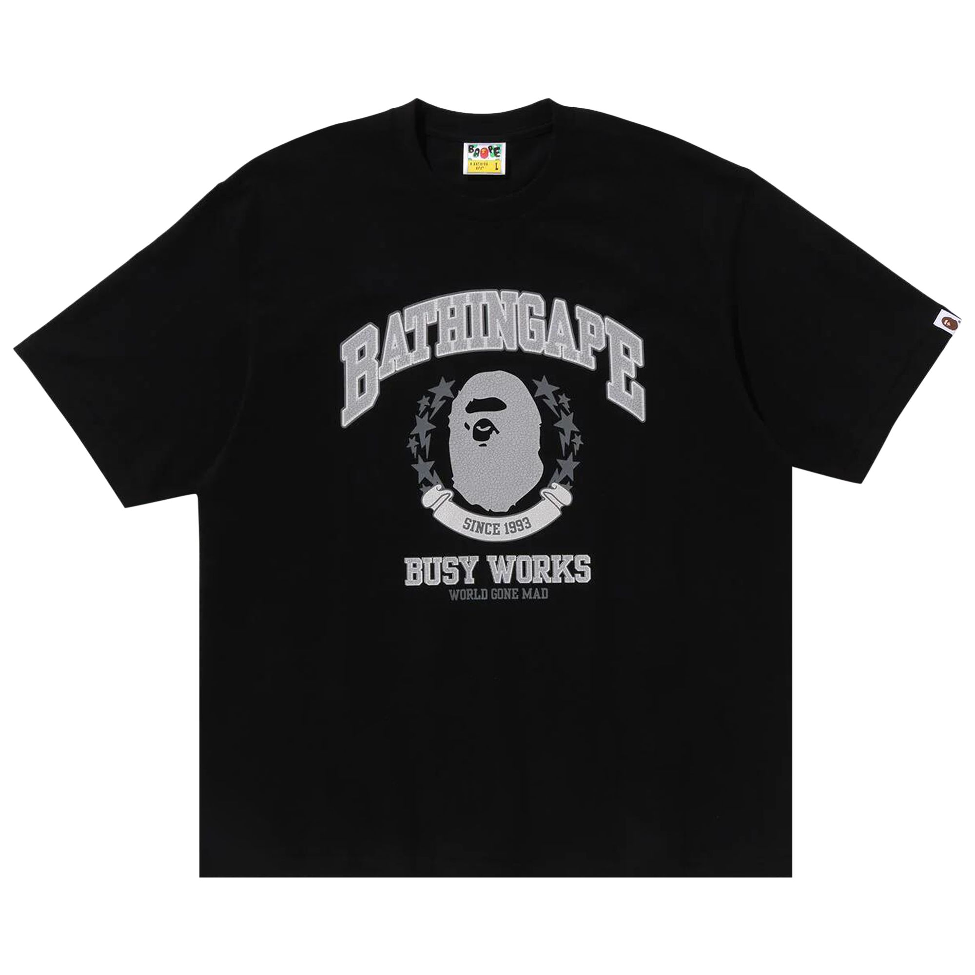 BAPE BAPE BATHING APE RELAXED FIT TEE 'BLACK'