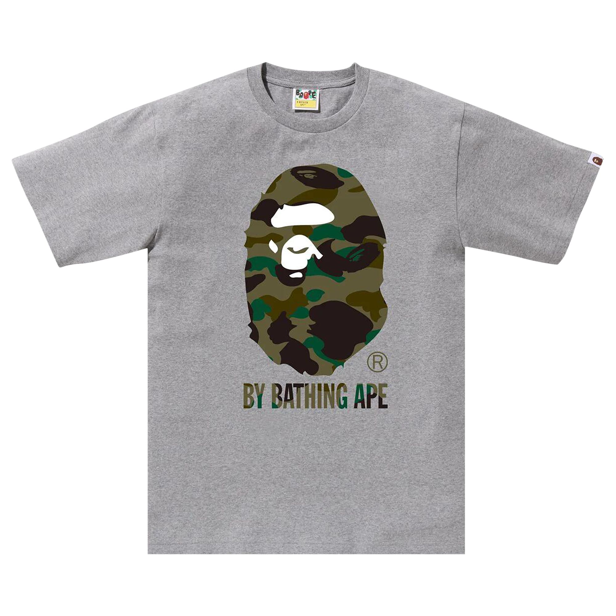 BAPE BAPE 1ST CAMO BY BATHING APE TEE 'GREY/GREEN' | MEN'S SIZE XXL