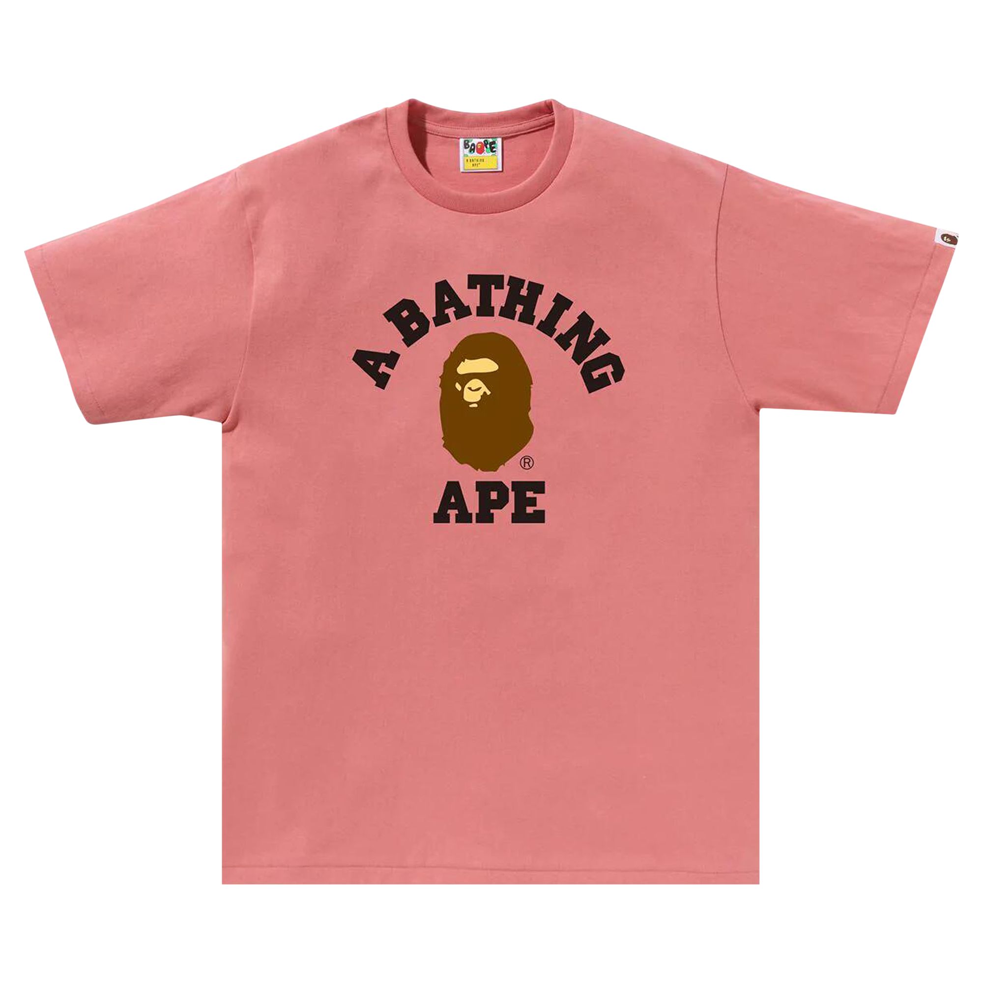 BAPE College Tee 'Pink' | Men's Size XL