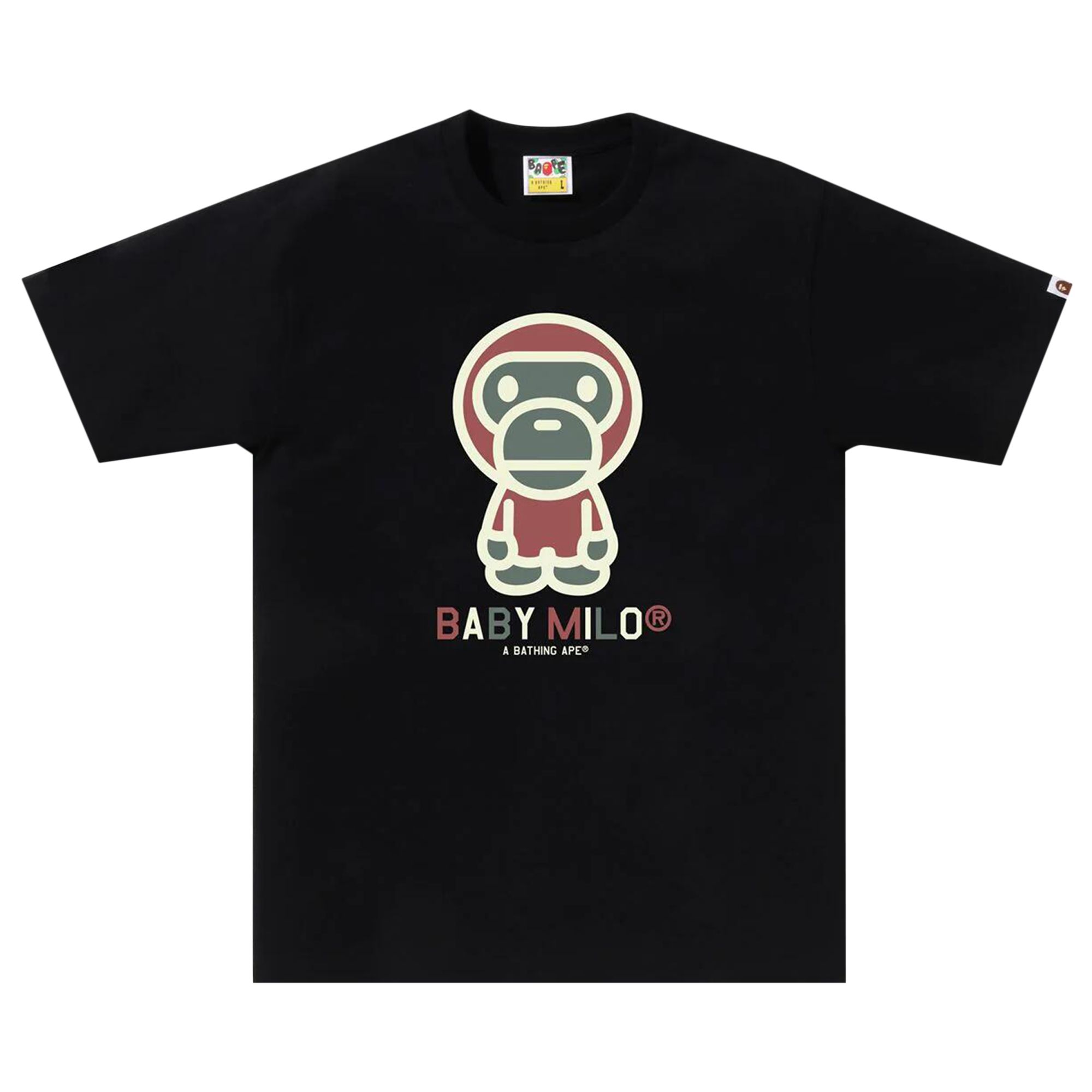 BAPE Colors Baby Milo Tee 'Black' | Men's Size S