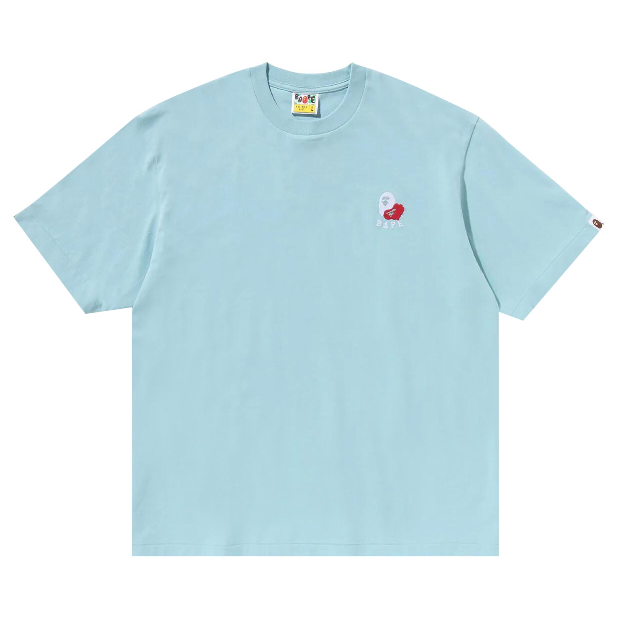BAPE BAPE APE HEAD 2 POINT RELAXED FIT TEE 'SAX'