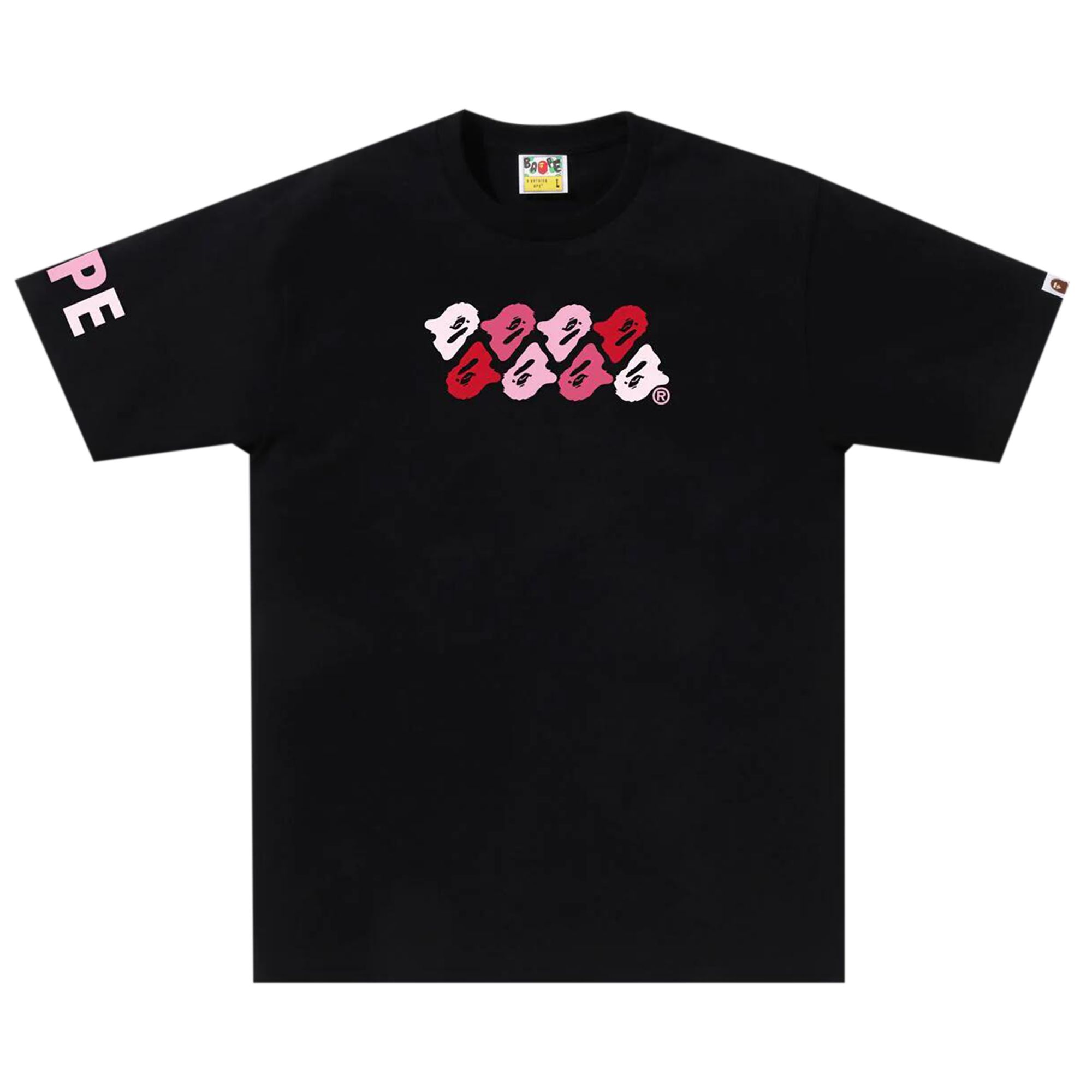 BAPE ABC Camo Tee 'Black/Pink' | Men's Size XL