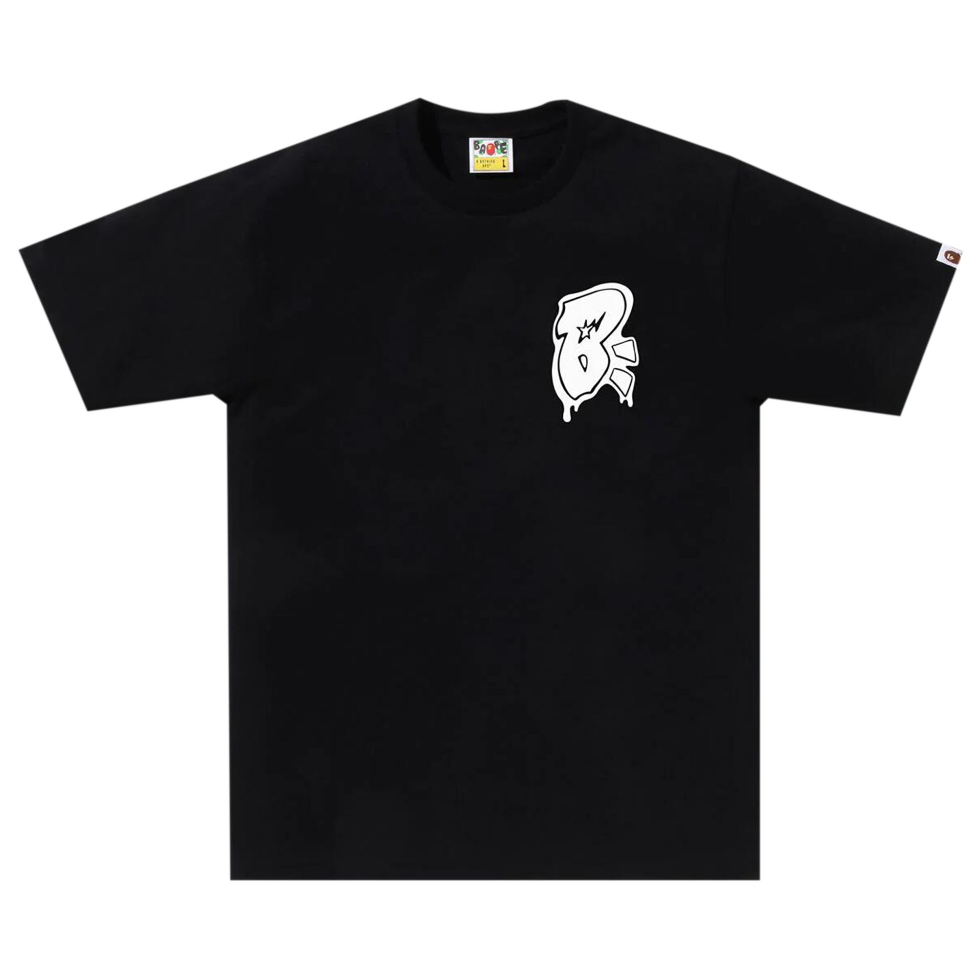 BAPE Graffiti B One Point Tee 'Black' | Men's Size 2XL