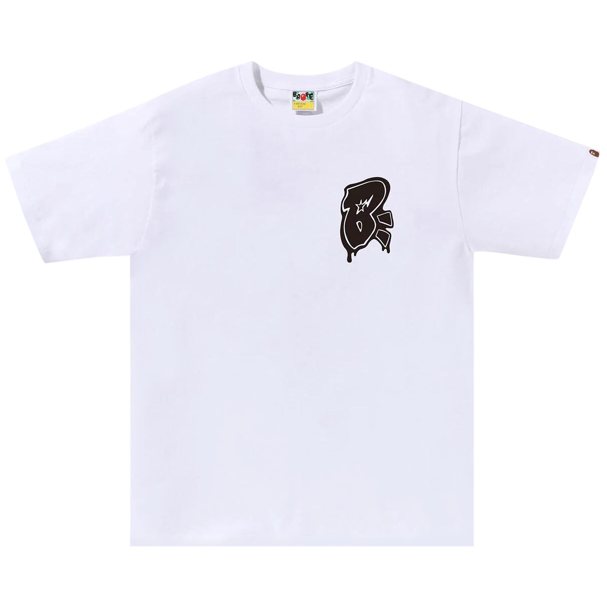 BAPE BAPE GRAFFITI B ONE POINT TEE 'WHITE'
