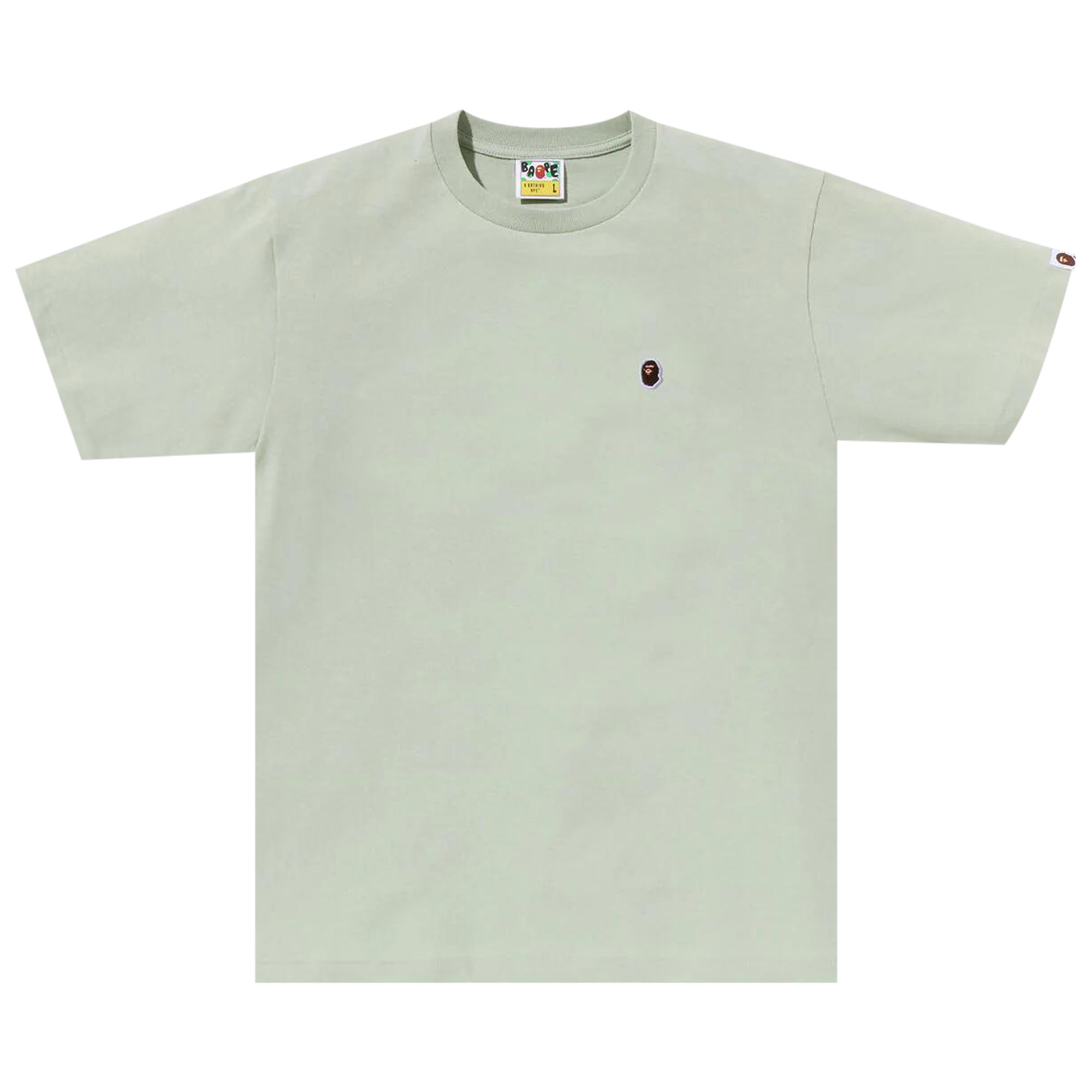 BAPE BAPE APE HEAD ONE POINT TEE 'GREEN'