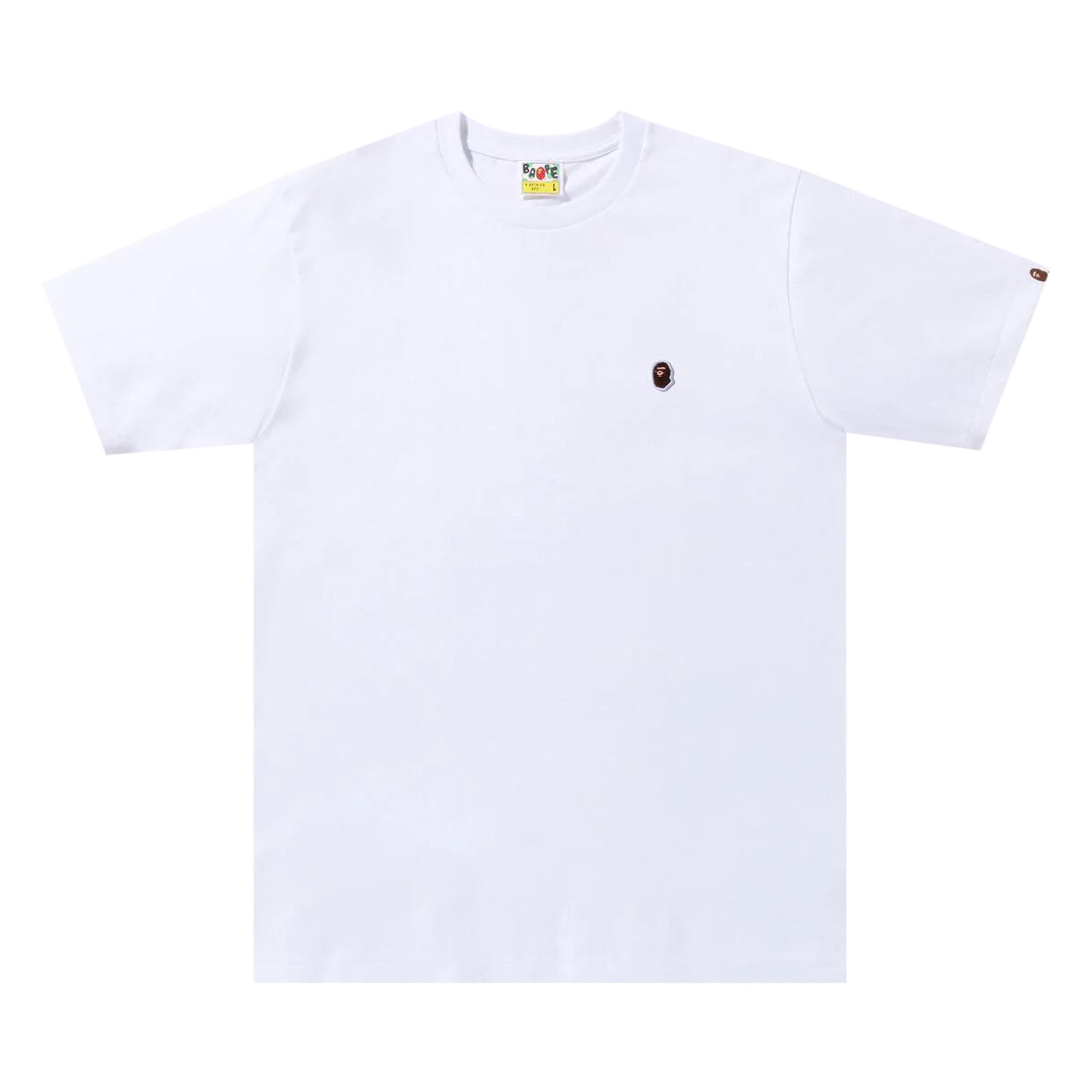 BAPE BAPE APE HEAD ONE POINT TEE 'WHITE'