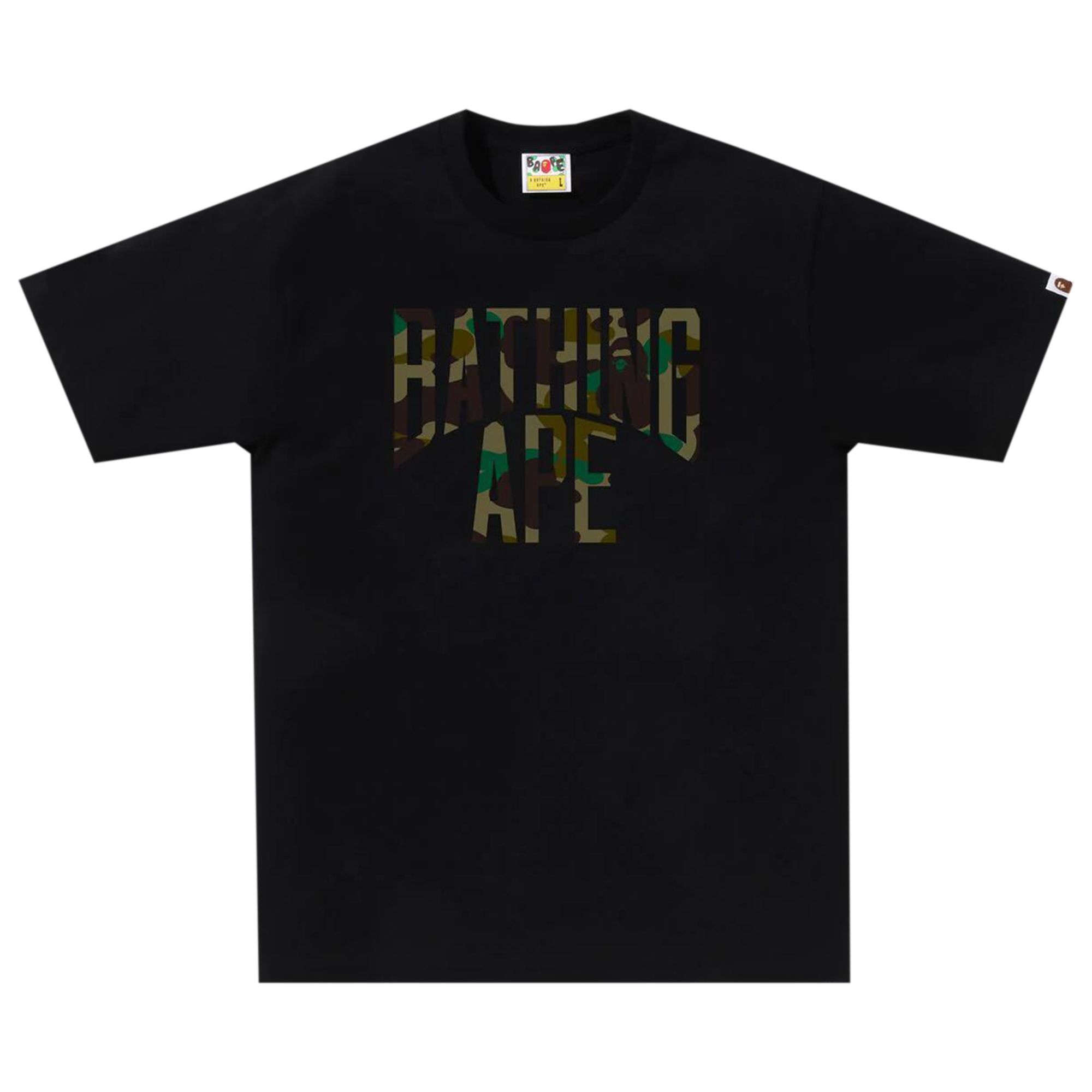 BAPE BAPE 1ST CAMO NYC LOGO TEE 'BLACK/GREEN'