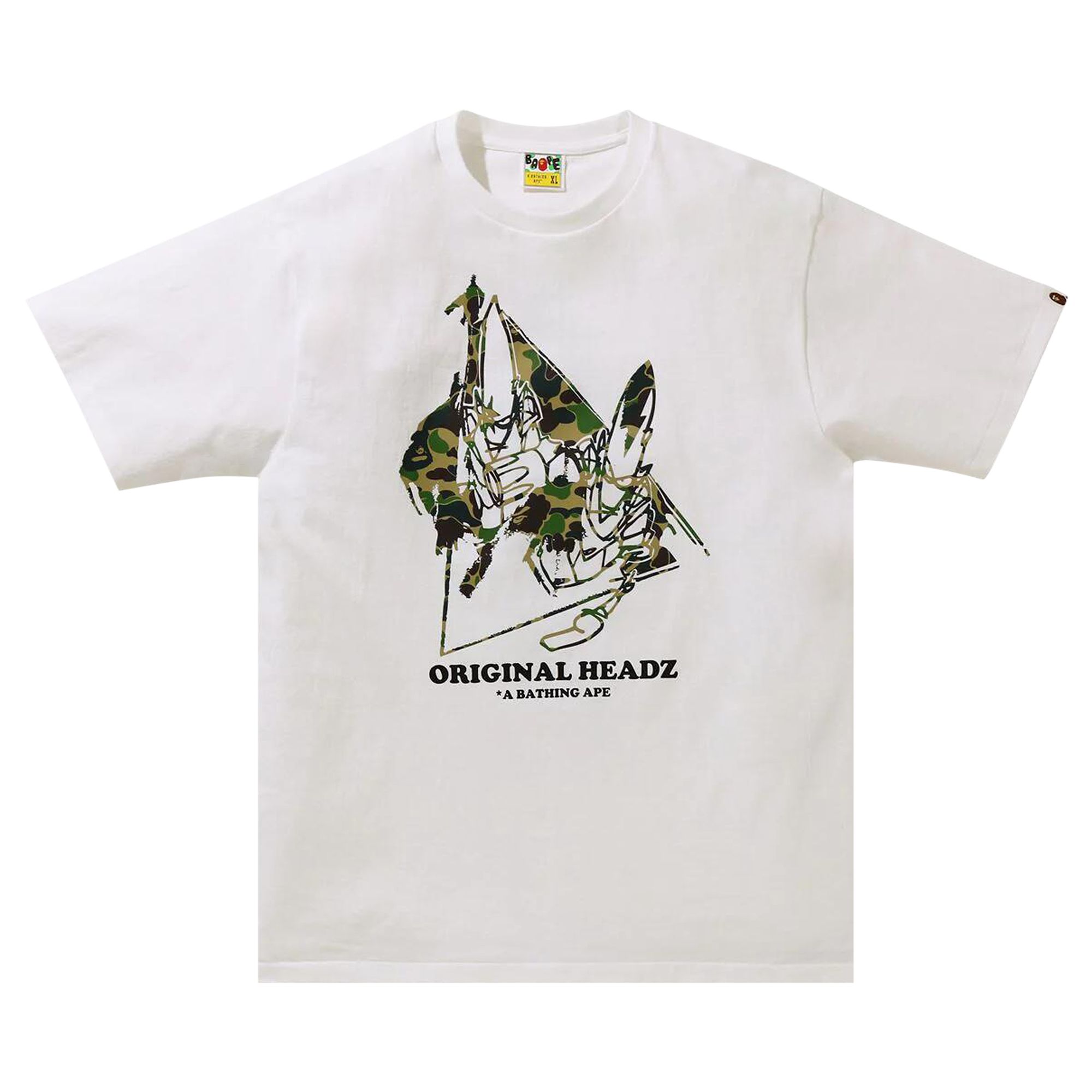 BAPE BAPE UNKLE POINTMAN LOGO TEE 'WHITE'
