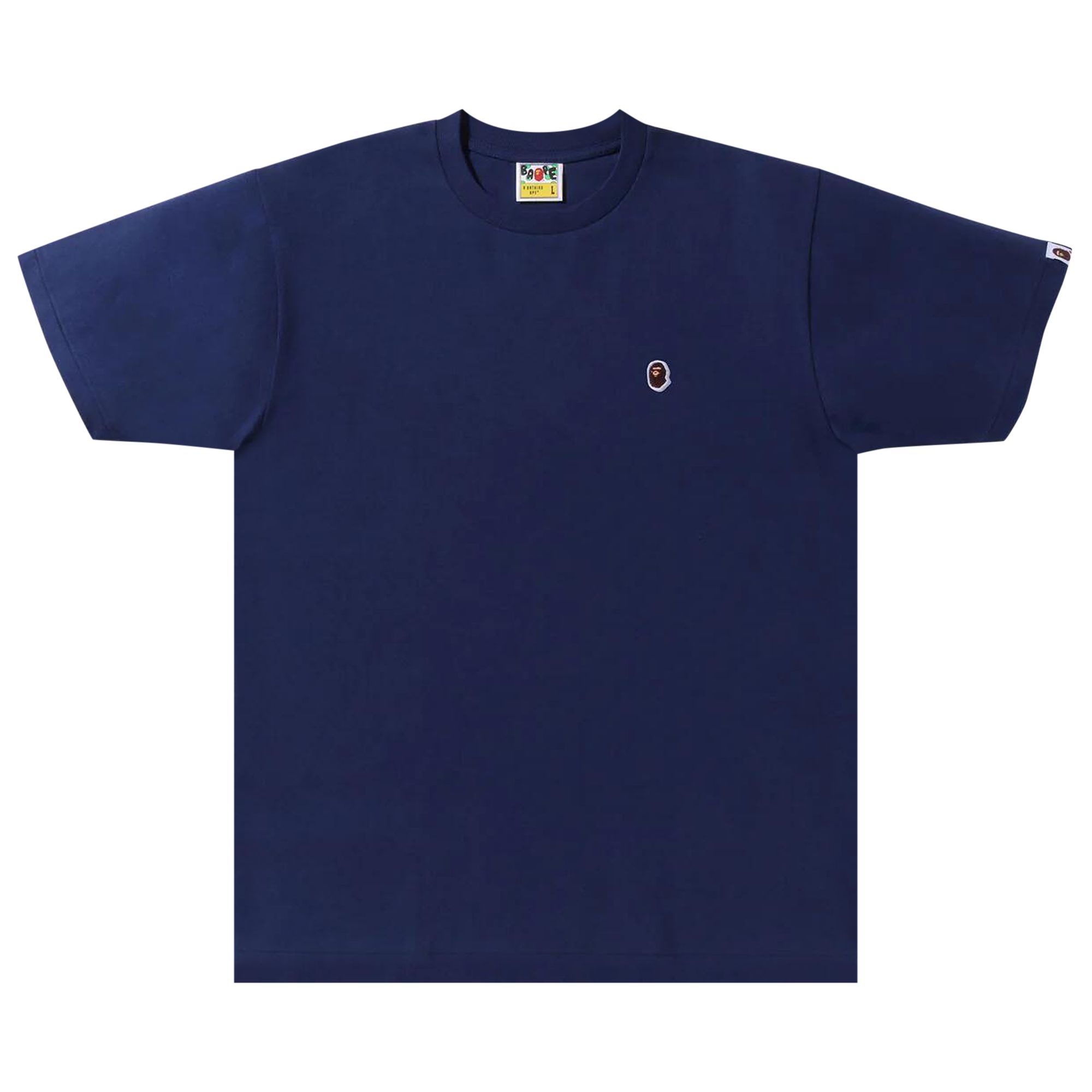 BAPE BAPE APE HEAD ONE POINT TEE 'NAVY'
