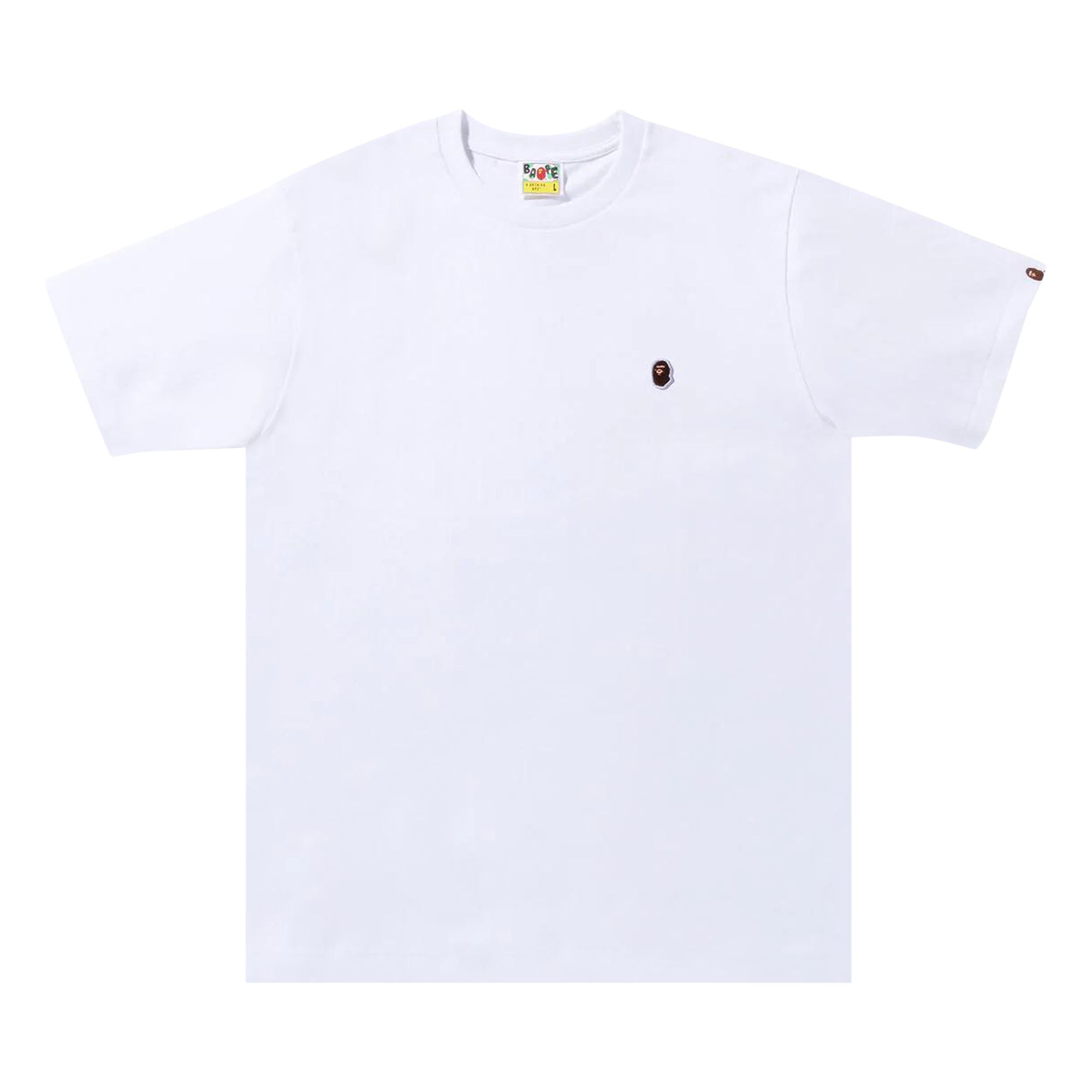 BAPE BAPE APE HEAD ONE POINT TEE 'WHITE'