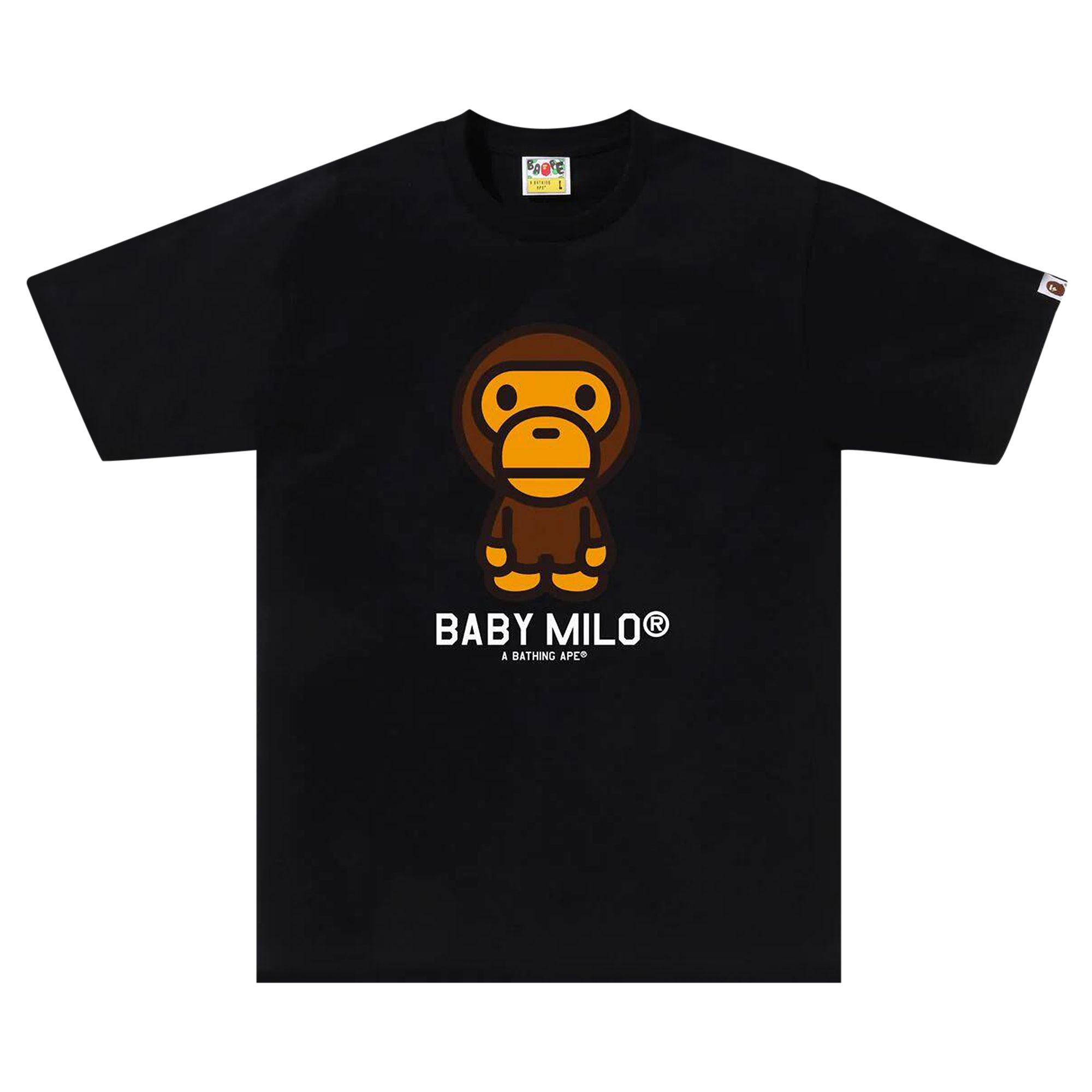 BAPE BAPE BABY MILO TEE 'BLACK'