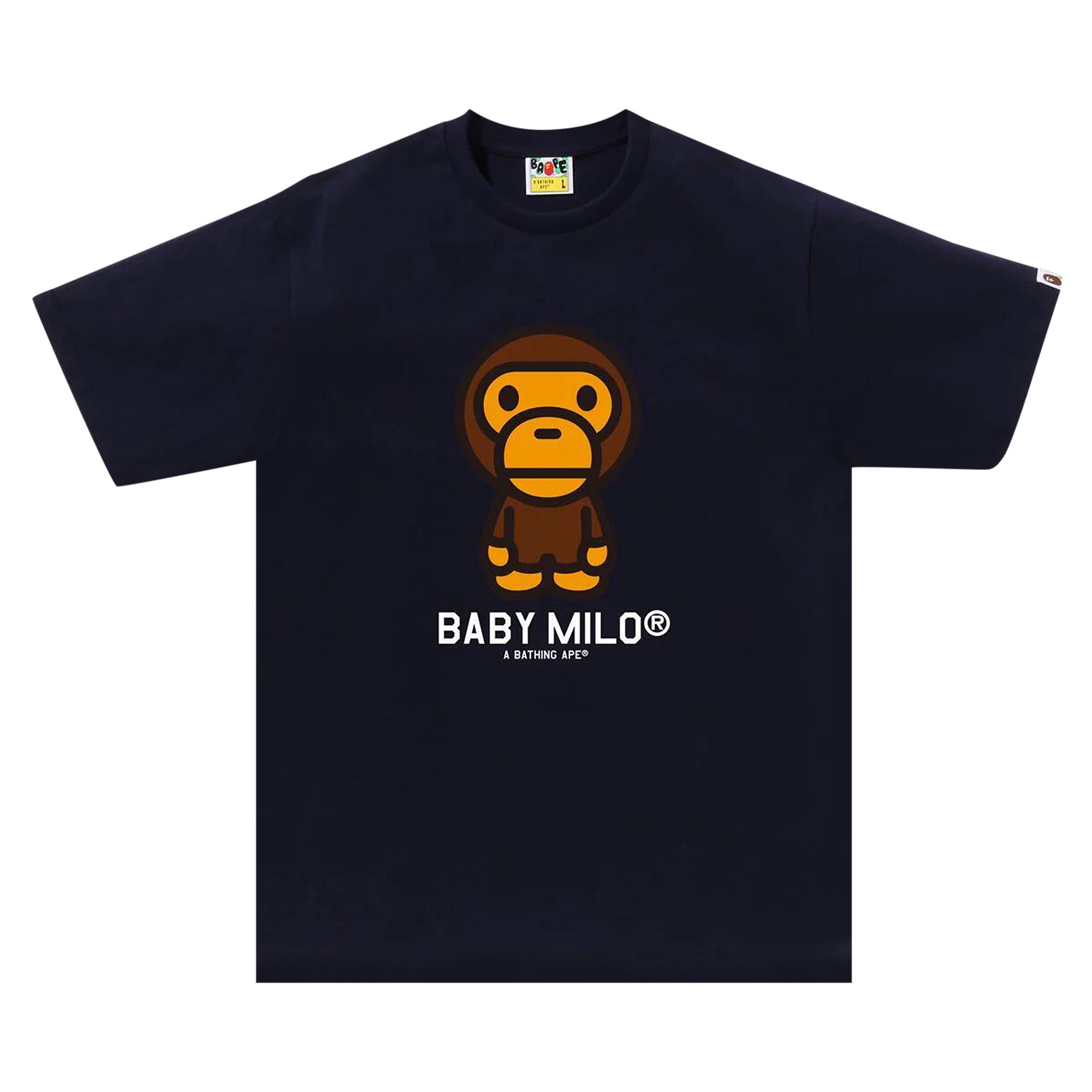 BAPE BAPE BABY MILO TEE 'NAVY'