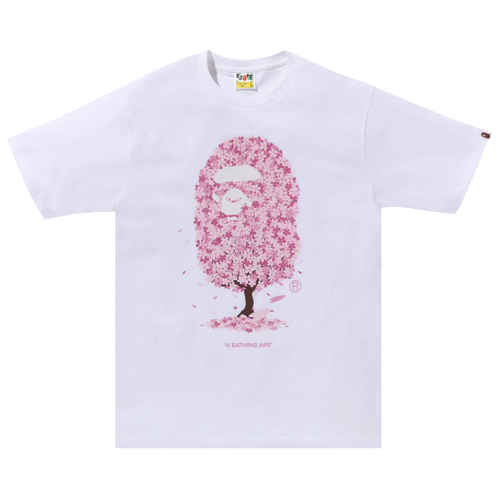 BAPE BAPE SAKURA TEE 'WHITE'