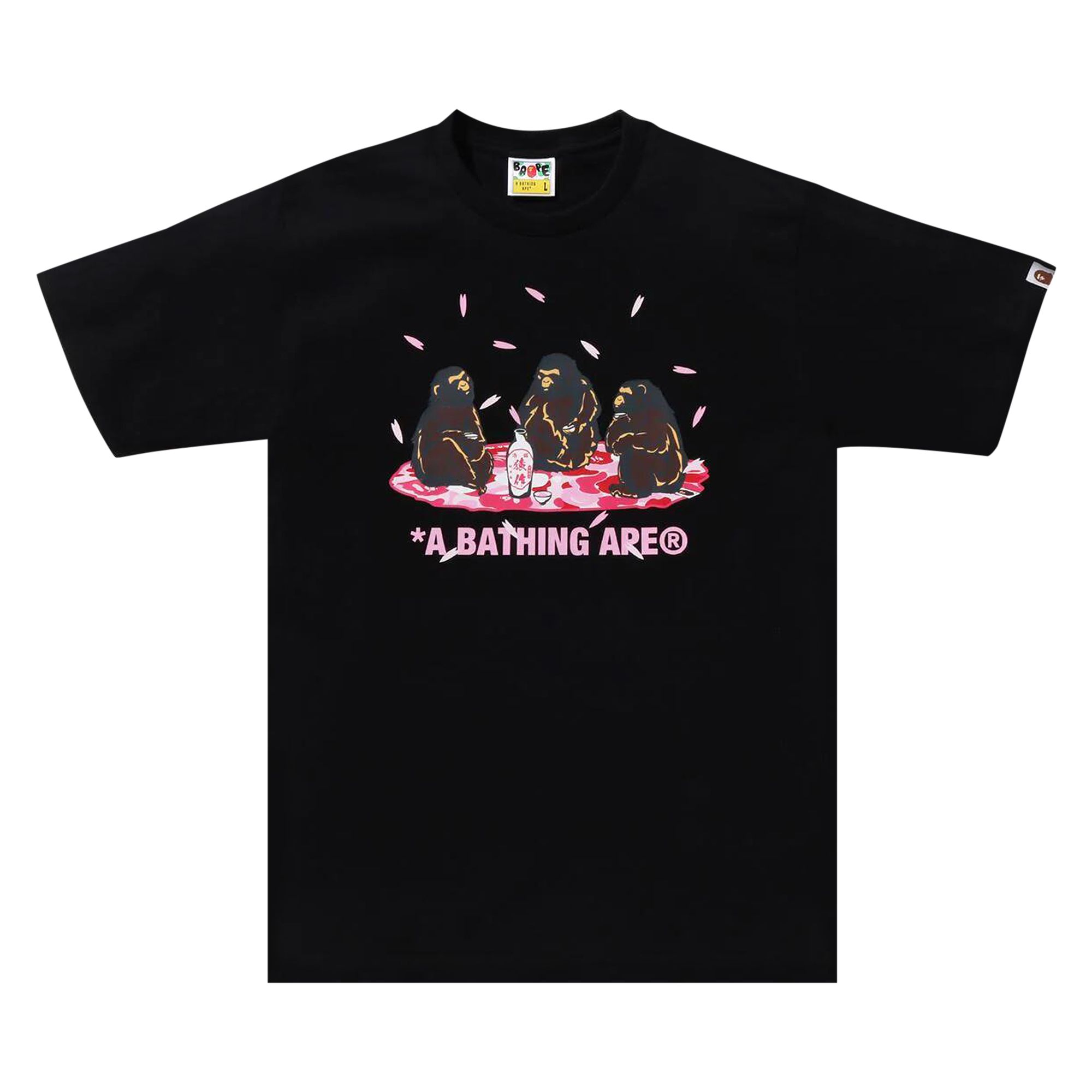 BAPE BAPE SAKURA VIEWING TEE 'BLACK'