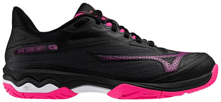 Mizuno Wmns Wave Exceed Light 2 AC Black Pink Tetra