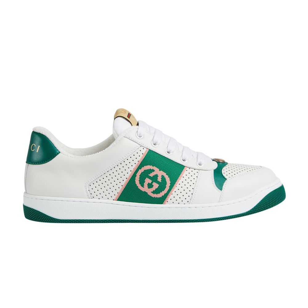 Click to view more detailed imagery on our partner's website Pre-owned Gucci Screener 'interlocking G - White Green'