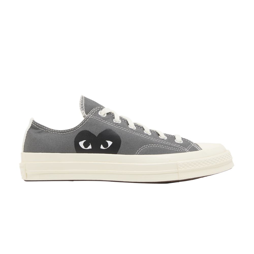 Converse Comme des Garçons PLAY x Chuck 70 Low 'Steel Gray' | Grey | Men's Size 3