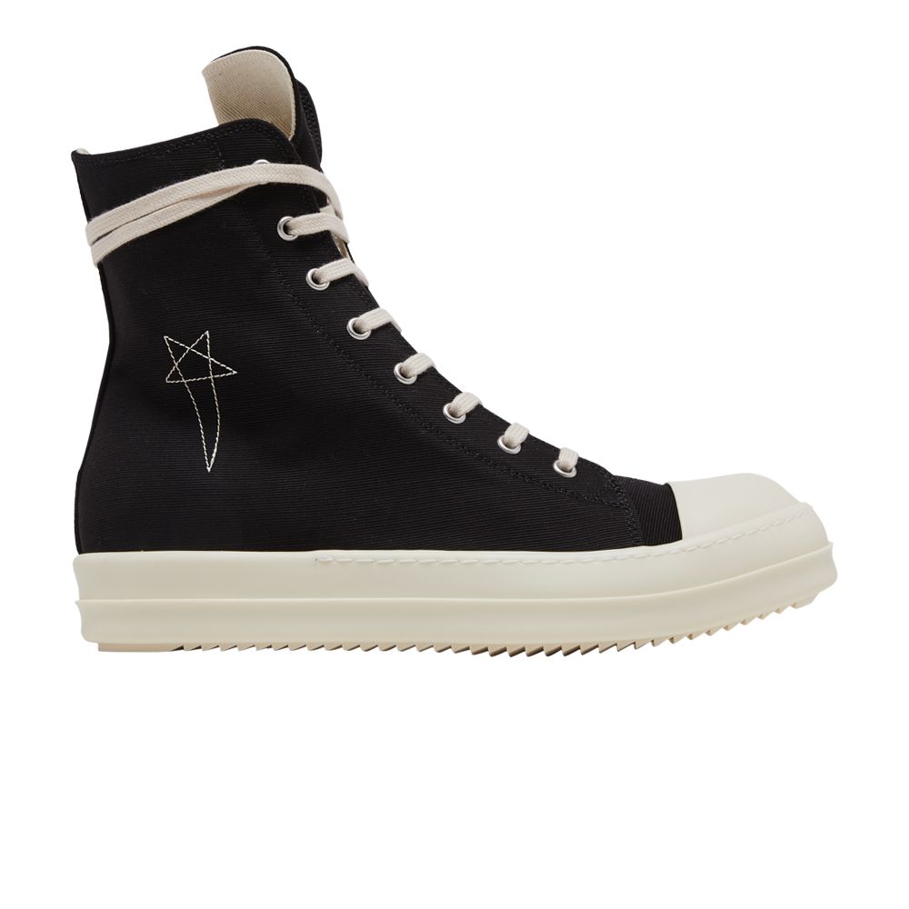 Pre-owned Rick Owens Lido Drkshdw Pentagram High 'black Milk' | Men's Size 44.5