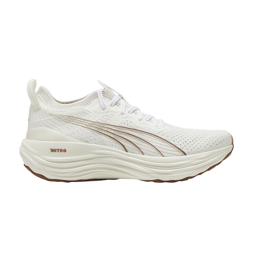 PUMA FOREVERRUN NITRO KNIT 'WARM WHITE TEAK'