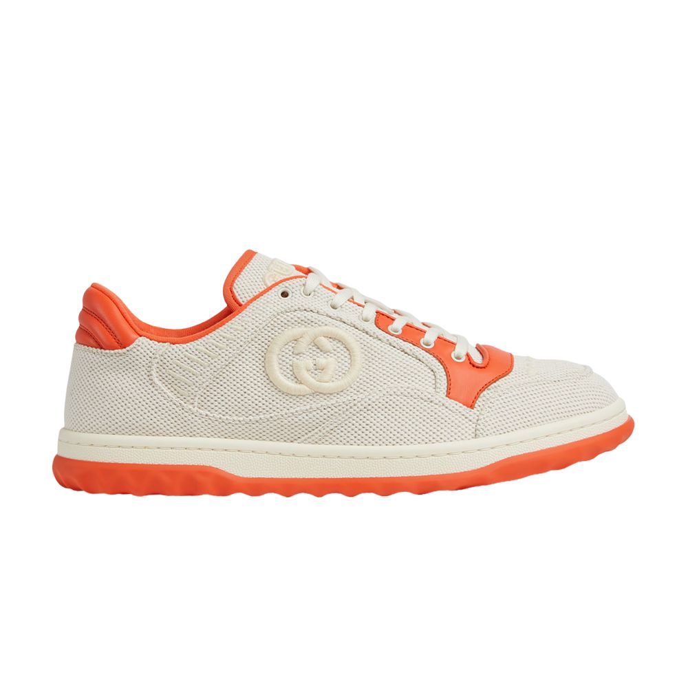 Click to view more detailed imagery on our partner's website Pre-owned Gucci Mac80 Sneaker 'beige Orange' In Cream