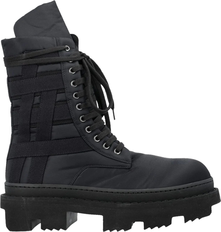 Rick Owens DRKSHDW Army Megatooth Ankle Boot 'Black'