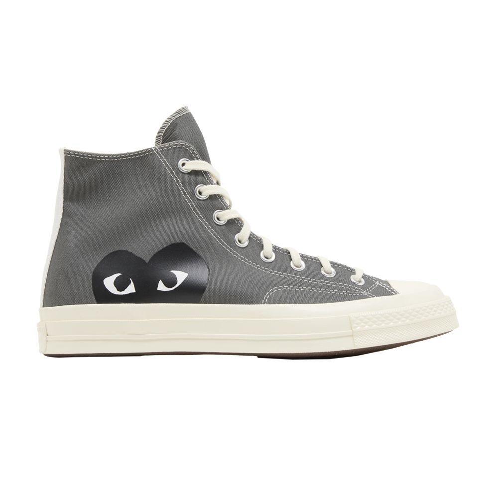 Converse Comme des Garçons PLAY x Chuck 70 High 'Steel Gray' 2023 | Grey | Men's Size 4