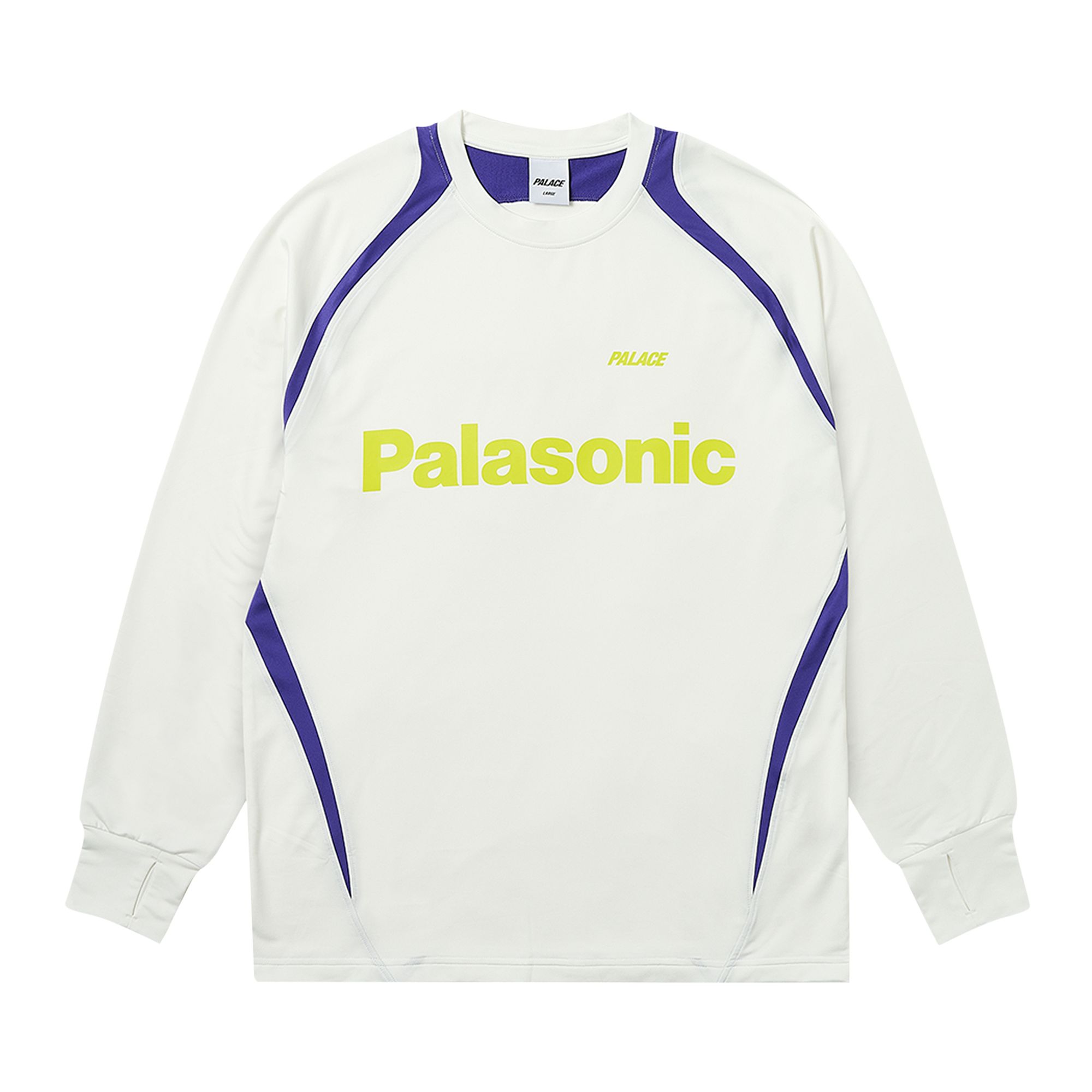 Pre-owned Palace Trail Runner Long-sleeve 'white'